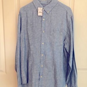 Men’s J. Crew Large, NWT, Button Down, Long Sleeve Shirt